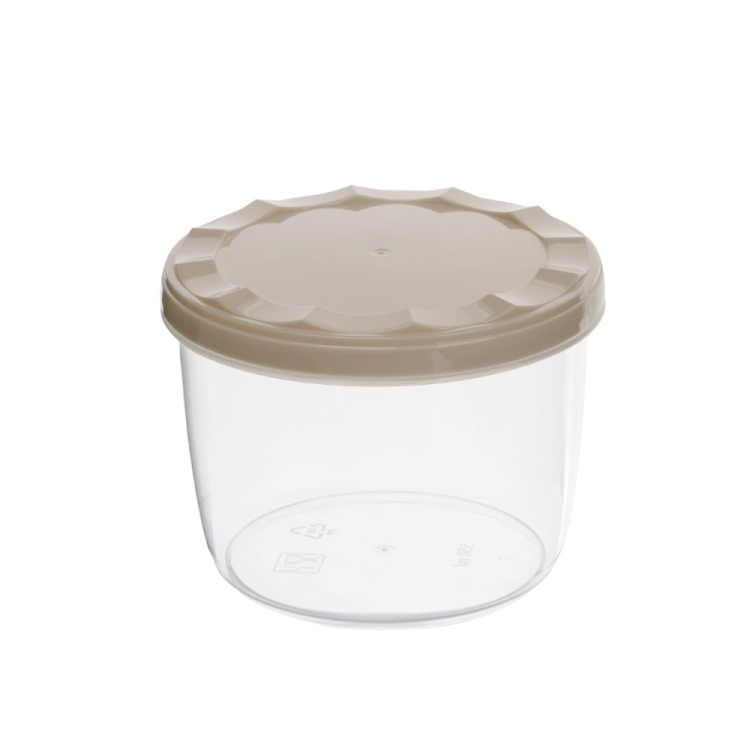 Pojemnik zakręcany PEDRO 550ml beżowy